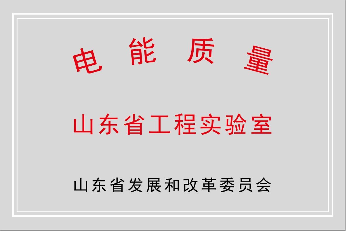 开云电子网页版公司获批“山东省电能质量工程实验室”